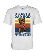 gift for dad V-Neck T-Shirt tile