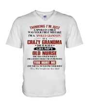 Famchip T-Shirt Spoiled Grandson V-Neck T-Shirt tile