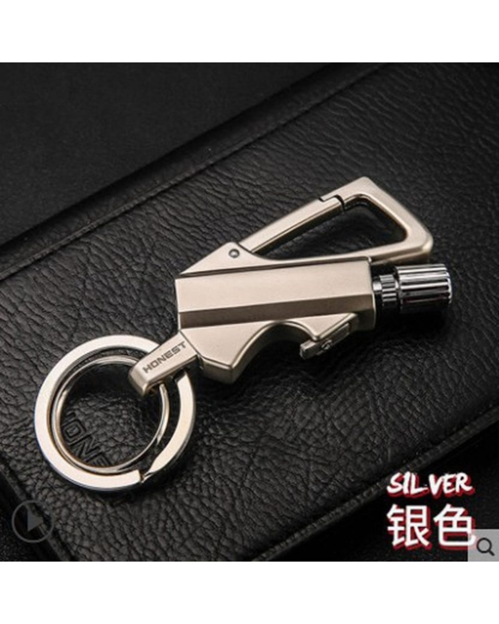 Honest Carabiner Permanent Match Lighter Striker Waterproof Outdoor template