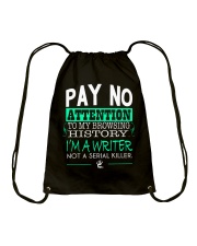 Pay No Attention To My Browsing History Drawstring Bag thumbnail
