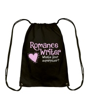 Romance Writer Superpower Drawstring Bag thumbnail