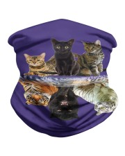 Cats Reflection Gift Friend Cat Lovers Cut Tiger Neck Gaiter thumbnail