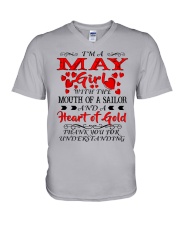 A HEART OF GOLD MAY V-Neck T-Shirt tile