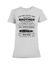 BROTHER- CUSS A LOT Premium Fit Ladies Tee tile