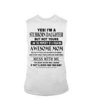 STUBBORN DAUGHTER - AWESOME MOM 12 Sleeveless Tee thumbnail