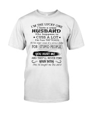 HUSBAND - CUSS A LOT - TATTOOS Classic T-Shirt tile