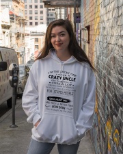 I HAVE A CRAZY UNCLE-MARCH Hooded Sweatshirt lifestyle-unisex-hoodie-front-1