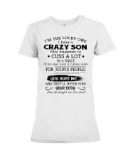MY CRAZY SON-PCC Premium Fit Ladies Tee thumbnail