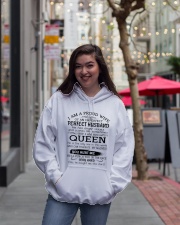 I AM A PROUD WIFE OF AN IMPERFECT PERFECT HUSBAND Hooded Sweatshirt lifestyle-unisex-hoodie-front-2