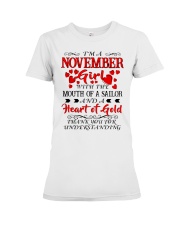 A HEART OF GOLD NOVEMBER Premium Fit Ladies Tee tile