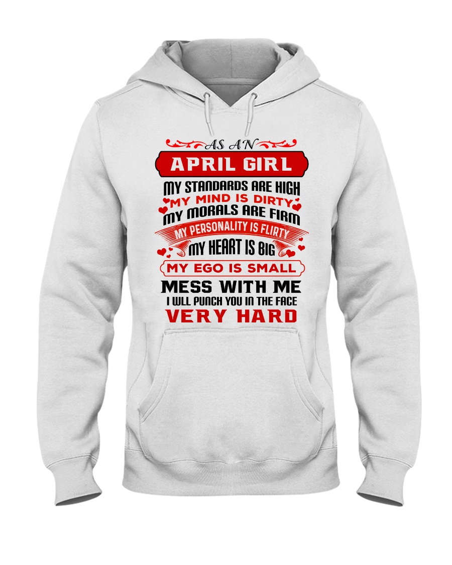 MY MIND IS DIRTY April Hooded Sweatshirt