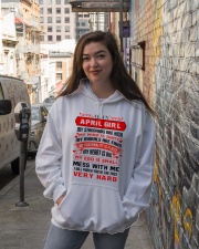 MY MIND IS DIRTY April Hooded Sweatshirt lifestyle-unisex-hoodie-front-1