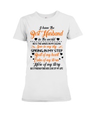 I HAVE BEST HUSBAND IN THE WORLD Premium Fit Ladies Tee thumbnail