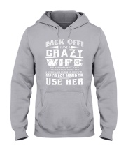 I HAVE A CRAZY WIFE October Hooded Sweatshirt thumbnail