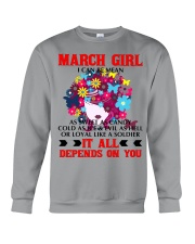 I CAN BE MEAN MARCH Crewneck Sweatshirt tile