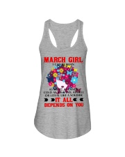I CAN BE MEAN MARCH Ladies Flowy Tank tile