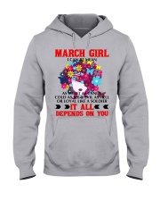 I CAN BE MEAN MARCH Hooded Sweatshirt tile
