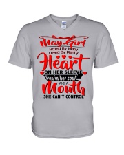 MAY GIRL V-Neck T-Shirt tile