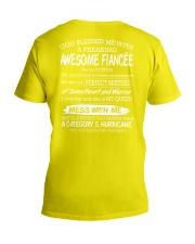 MY FREAKING AWESOME FIIANCEE - PCC V-Neck T-Shirt tile