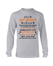 I HAVE BEST HUSBAND IN THE WORLD NOVEMBER Long Sleeve Tee thumbnail