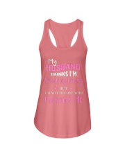 MY HUSBAND FREAKING CRAZY Ladies Flowy Tank thumbnail