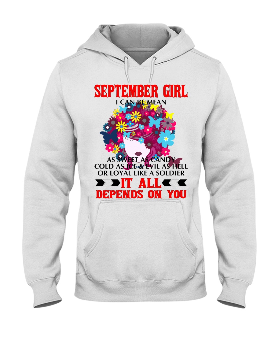 I CAN BE MEAN SEPTEMBER Hooded Sweatshirt