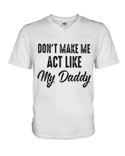 MY DADDY V-Neck T-Shirt tile