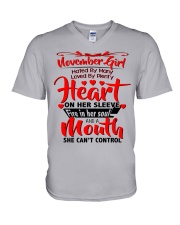 NOVEMBER GIRL V-Neck T-Shirt thumbnail