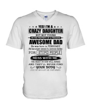 AWESOME DAD - 2 - DTS V-Neck T-Shirt thumbnail