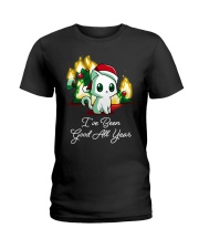 I'M BEEN GOOD ALL YEAR Ladies T-Shirt thumbnail
