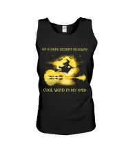 ON A DARK DESERT HIGHWAY Unisex Tank tile