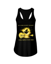 ON A DARK DESERT HIGHWAY Ladies Flowy Tank tile