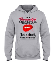I DON'T HAVE AN INSIDE VOICE FEBRUARY Hooded Sweatshirt tile