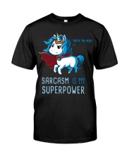 SARCASM IS MY SUPERPOWER Classic T-Shirt thumbnail