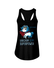 SARCASM IS MY SUPERPOWER Ladies Flowy Tank thumbnail