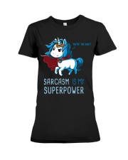 SARCASM IS MY SUPERPOWER Premium Fit Ladies Tee thumbnail