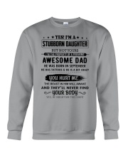 Stubborn Daughter - 9 Crewneck Sweatshirt thumbnail
