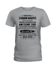 Stubborn Daughter - 9 Ladies T-Shirt thumbnail