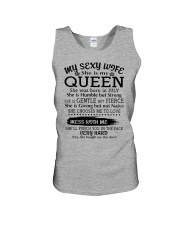 MY SEXY WIFE IS MY QUEEN July Unisex Tank thumbnail