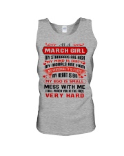 MY MIND IS DIRTY March Unisex Tank thumbnail