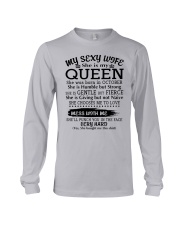 MY SEXY WIFE IS MY QUEEN October Long Sleeve Tee thumbnail