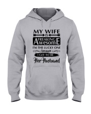 MY WIFE IS FREAKING AWESOME Hooded Sweatshirt tile