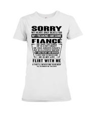 SORRRY-FIANCE-TATTOOS Premium Fit Ladies Tee tile