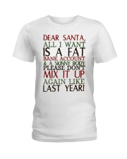 Dear Santa - My Crazy Page Ladies T-Shirt thumbnail