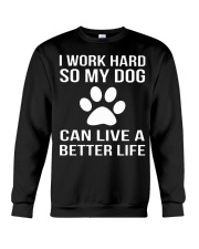 Rockin' Dog mom life Crewneck Sweatshirt thumbnail