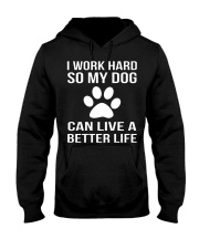 Rockin' Dog mom life Hooded Sweatshirt front