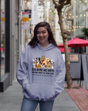 Dog Make Me Happy Hooded Sweatshirt lifestyle-unisex-hoodie-front-2
