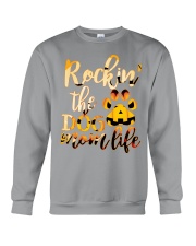 Rockin' Dog mom life Crewneck Sweatshirt thumbnail