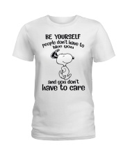 Be Yourself Ladies T-Shirt tile