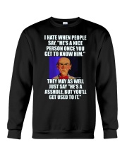 I Hate - My Crazy Page Crewneck Sweatshirt thumbnail